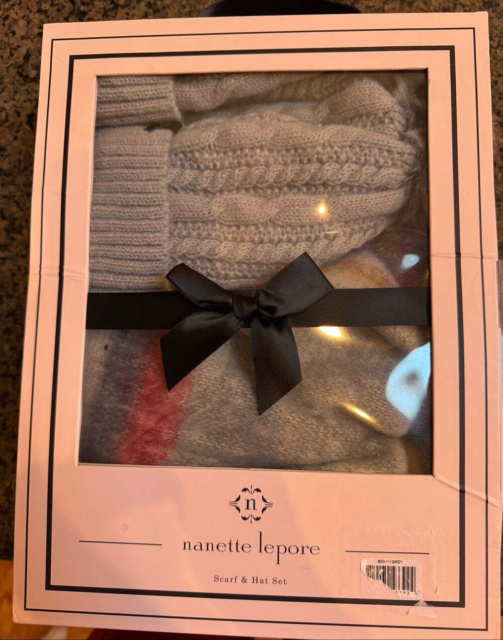 Nanette Lepore Beanie & Scarf Set - New in Box